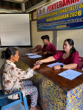 PENCAIRAN BLT-DD DESA MUNDUK 